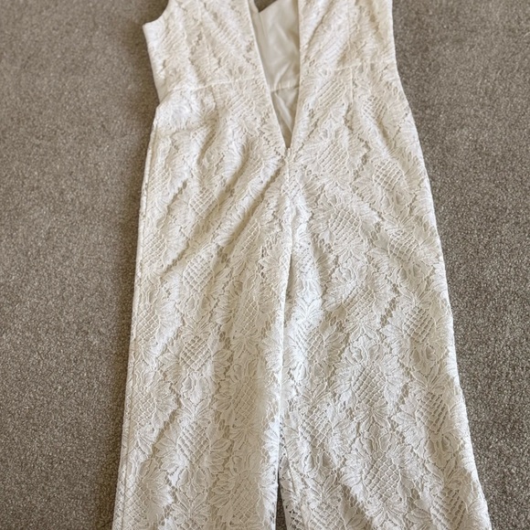 Trina Turk Cream Lace Jumpsuit - Picture 2 of 12